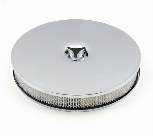 MR. GASKET 14in Chrome Air Cleaner  MRG4339