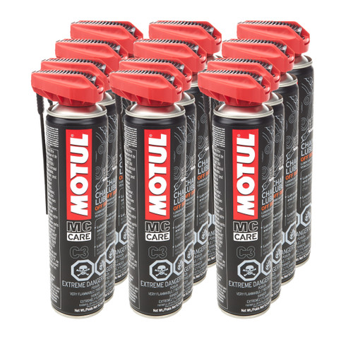 MOTUL USA C3 Chain Lube Case 12 x 9.3 Ounces MTL111820-12