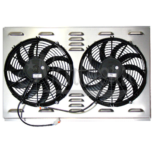 NORTHERN RADIATOR Dual 12in Fans w/Shroud  NRAZ40004