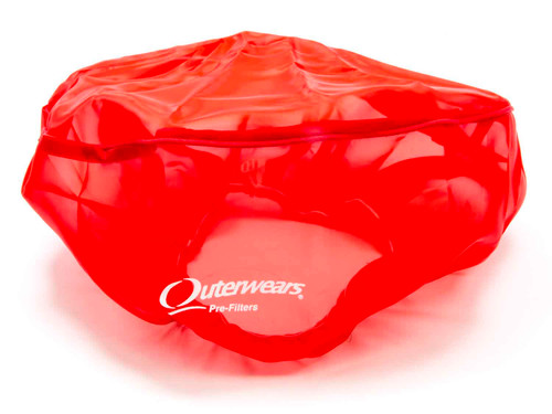 OUTERWEARS 14in. x 6in. Pre-Filter W/Top Red OUT10-1160-03