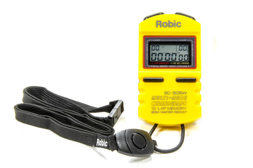 QUICKCAR RACING PRODUCTS Stopwatch Yellow  QRP51-039