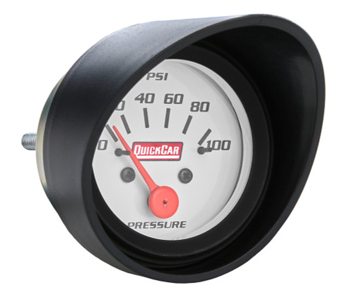 QUICKCAR RACING PRODUCTS Gauge Visor Black 2-1/16in Gauges QRP61-216
