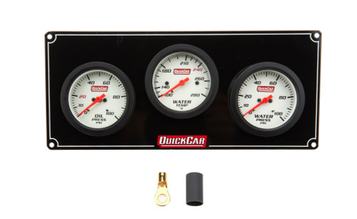 QUICKCAR RACING PRODUCTS 3 Gauge Extreme Panel OP/WT/WP QRP61-7016
