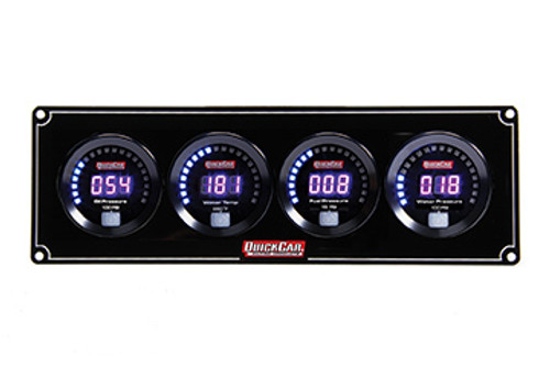 QUICKCAR RACING PRODUCTS Digital 4-Gauge Panel OP/WT/FP/WP QRP67-4026