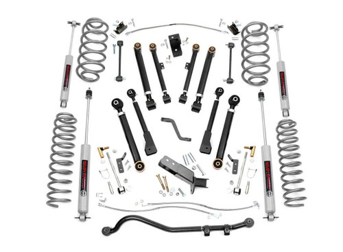 ROUGH COUNTRY 97-06 Jeep Wrangler TJ 4in Suspension Lift Kit RCS66130
