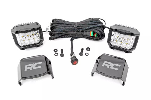 ROUGH COUNTRY 3 Inch Chrome Series LED Lights RCS70904
