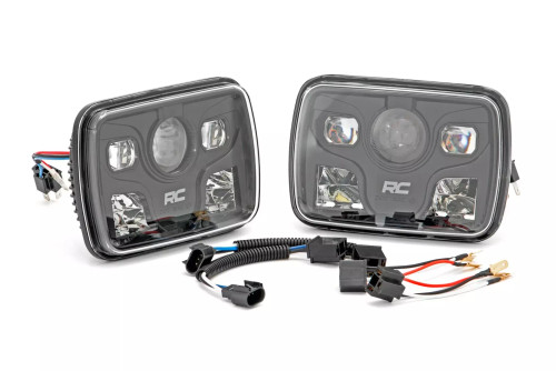 ROUGH COUNTRY 5inx7in LED Headlights DOT Approved RCSRCH5200