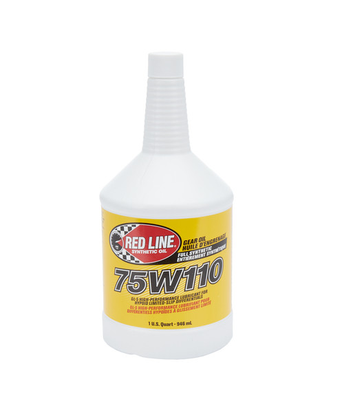 REDLINE OIL Gear Oil 75w110 1 Quart GL-5 RED57804