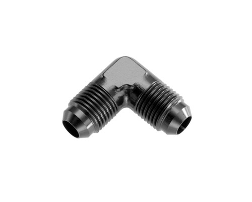 REDHORSE PERFORMANCE 3AN Male to 3AN Male 90Deg Flare adapter BLK RHP821-03-2