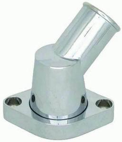 RACING POWER CO-PACKAGED Chrome Aluminum SB Chevy Water Neck RPCR6003C