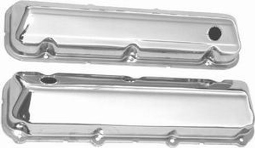 RACING POWER CO-PACKAGED Chrome Steel Valve Cover 429-460 Pair RPCR9297