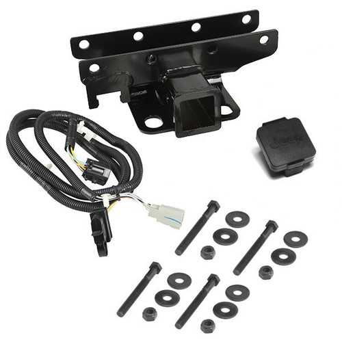 RUGGED RIDGE Receiver Hitch Kit Jeep Logo 07-18 Jeep Wrangler RUG11580.52