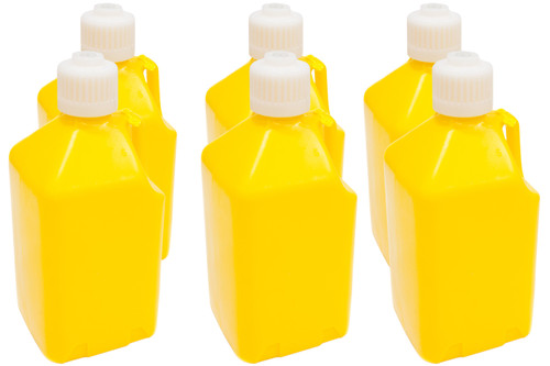 SCRIBNER Utility Jug - 5-Gallon Yellow - Case 6 SCR2000Y-CASE