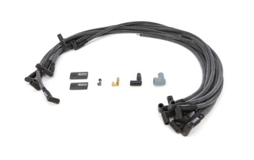 SCOTT PERFORMANCE SBC Spark Plug Wire Set 90-Degree - Black SPWCH-435-1