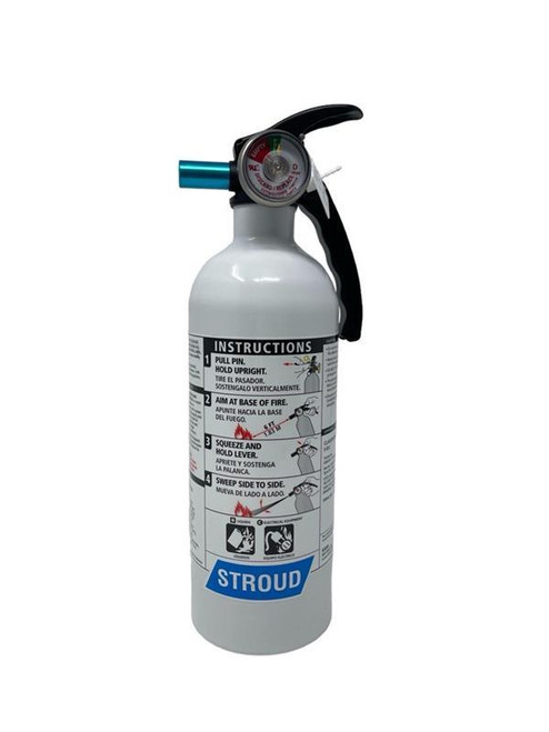 STROUD SAFETY Fire Extinguisher 2lb Portable Class BC STR9100