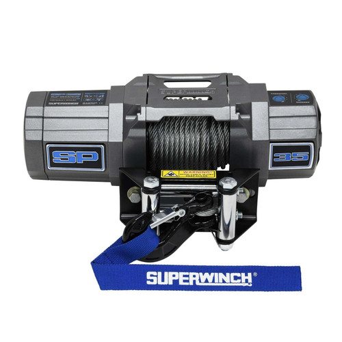 SUPERWINCH 3500lb Winch 40ft Steel Rope Roller Fairlead SUP1135240
