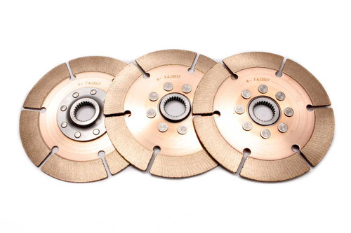TILTON Clutch Pack 3 Disc 7.25 1-5/32 x 26spl Metallic TIL64185-4-VTV-36