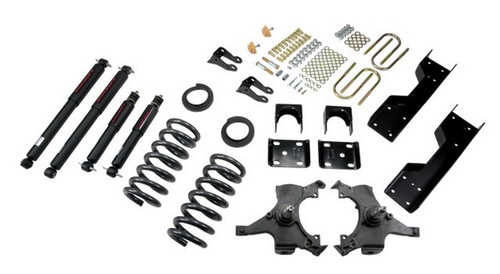 Front And Rear Complete Kit W/ Nitro Drop 2 Shocks BELLTECH 688ND