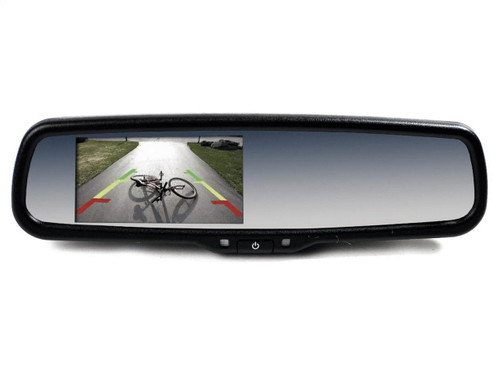 10 in. Mirror w/4.3 in. Color Display BRAND MOTION FLTW-7690