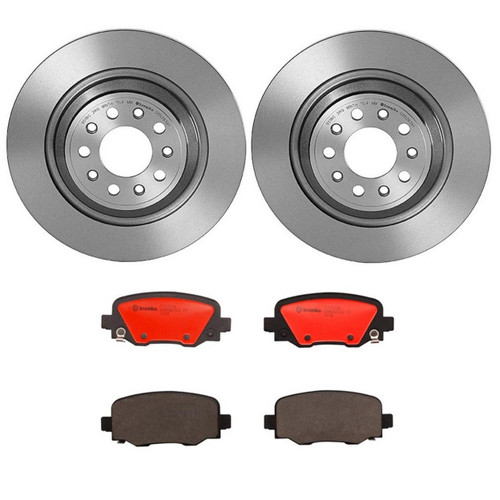 Brembo ceramic brake pad and UV coated solid brake disc kit BREMBO KT00672