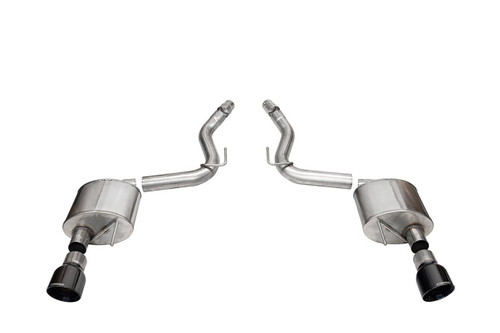 Sport Axle-Back Exhaust System CORSA EXHST 21252BLK