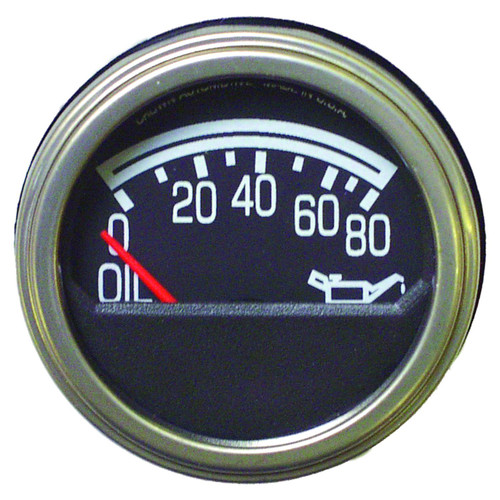 Oil Pressure Gauge for 1979-1986 Jeep CJ-5, CJ-7, CJ-8 w/ 3 Threaded Studs CROWN AUTO J5750279