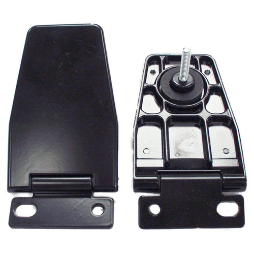 Right Liftgate Hinge for 91-95 Jeep YJ Wrangler or 97-06 Jeep TJ Wrangler, Black CROWN AUTO 5013722AB