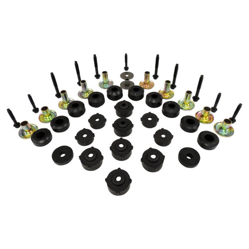 Body Mount Master Kit for 1987-1995 Jeep YJ Wrangler w/ Steel Body CROWN AUTO 52002723MK