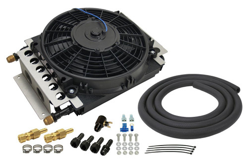16 Pass Electra-Cool Remote Transmission Cooler Kit, -8AN Inlets DERALE 15900