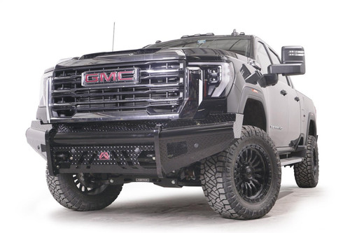 Black Steel Front Bumper FAB FOURS GM24-S6261-1