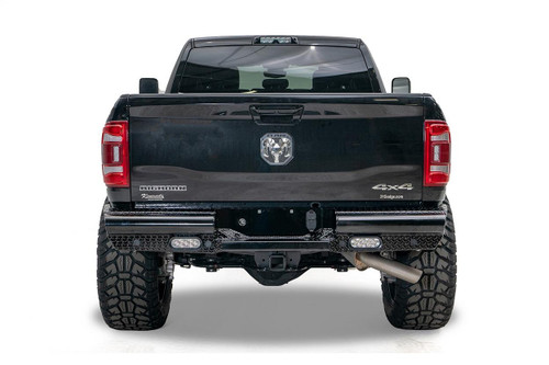 Black Steel Rear Bumper FAB FOURS DR19-T4450-1