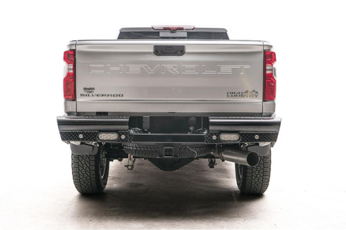 Black Steel Ranch Rear Bumper FAB FOURS CH20-T4950-1