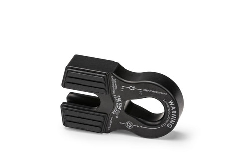 FLAT SPLICER 3/8-1/2" SYNTHETIC ROPE SPLICE-ON SHACKLE MOUNT -- BLACK FACTOR 55 00375-04