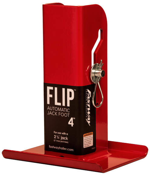 4" Flip Automatic Jack Foot-fits 225" outer dim jack shaft, round or square EQUALIZER 88-00-4500