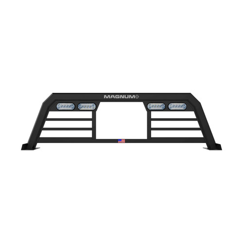 Headache Rack Low Pro Window Bars Matte Black MAGNUM TRUCK 220LPBRF1NB