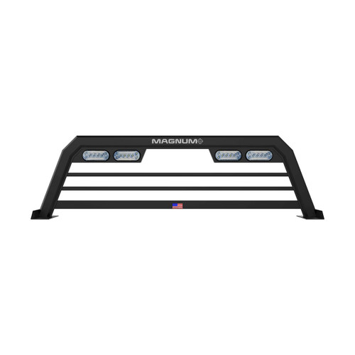 Headache Rack Low Pro Regular Bars Matte Black MAGNUM TRUCK 420LPBRE2NB