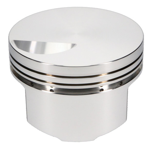 Piston Set, 4032, Flat Top, 4.530 Bore, 1.270 CD, 0.990 Pin, Set of 8. JE WISECO 142985