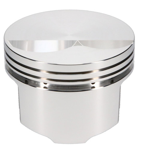 Piston Set, 4032, Flat Top, 4.030 Bore, 1.100 CD, 0.927 Pin, Set of 8. JE WISECO 140689