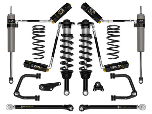 24-25 TACOMA 1.25-3" STAGE 8 SUSPENSION SYSTEM TUBULAR WITH TRIPLE RATE SPRING ICON K53298TS
