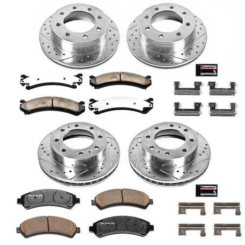 Z36 Truck and SUV Carbon-Fiber Ceramic Brake Pad and Drilled/Slotted Rotor Kit POWERSTOP K2073-36