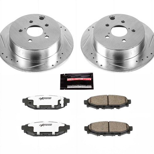 Z26 Street Performance Ceramic Brake Pad and Drilled/Slotted Rotor Kit POWERSTOP K6107-26