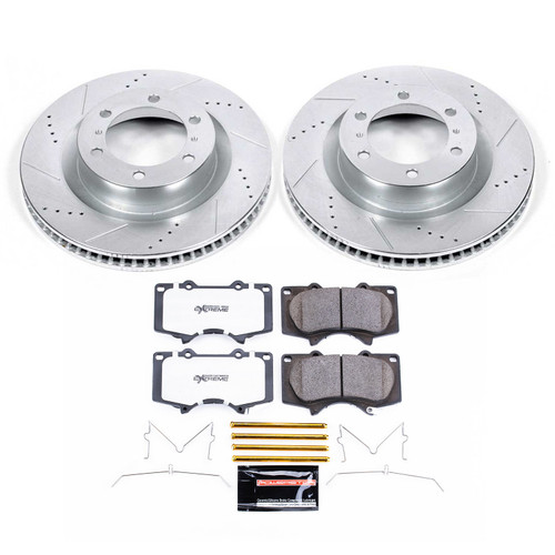 Z36 Truck and SUV Carbon-Fiber Ceramic Brake Pad and Drilled/Slotted Rotor Kit POWERSTOP K5873-36