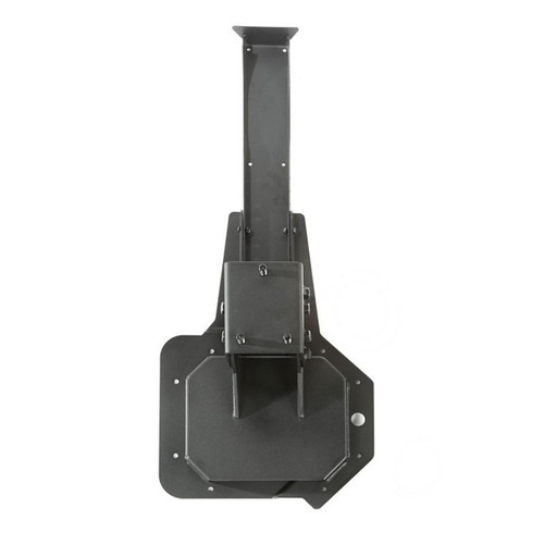 This wheel mount is part of the Heavy Duty Tailgate Tire Carrier. RUGGED RIDGE 11546.52