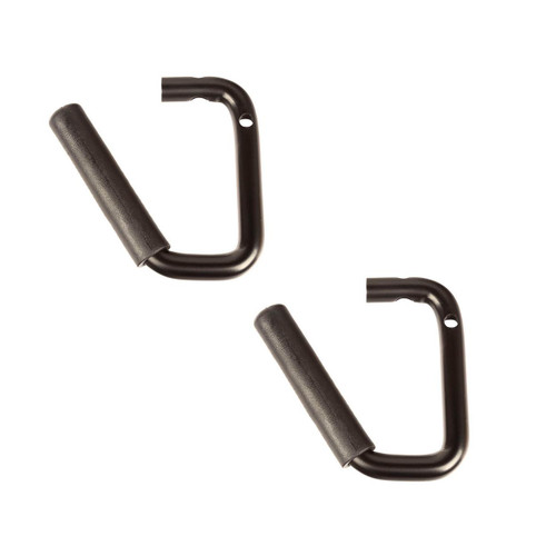 Metal Grab Handles, Steel, Front Pairt, 07-18 Wrangler JK RUGGED RIDGE 13505.41