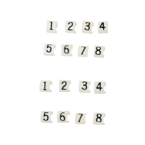 7-8mm CLIP-ON WIRE MARKERS TAYLOR CABLE 41060