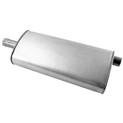 Quiet-Flow SS Direct Fit Exhaust Muffler 2.5" Inlet (ID) 2.25" Outlet (ID) WALKER EXHST 21602