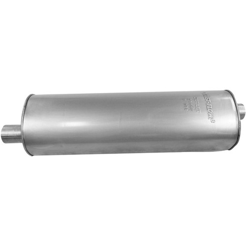 Quiet-Flow SS Direct Fit Exhaust Muffler 2.5" Inlet (ID) 2.5" Outlet (ID) WALKER EXHST 21543