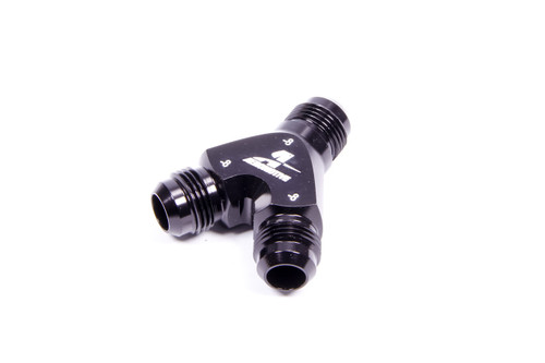 AEROMOTIVE Y-Block Fitting - 8an to 2x -8an AFS15674