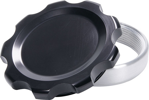 ALLSTAR PERFORMANCE Filler Cap Black with Weld-In Steel Bung Large ALL36175