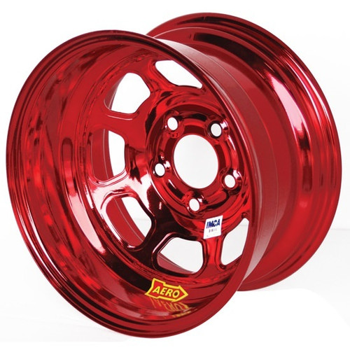 AERO RACE WHEELS 15x8 3in 5.00 Red Chrome  ARW52-985030RED